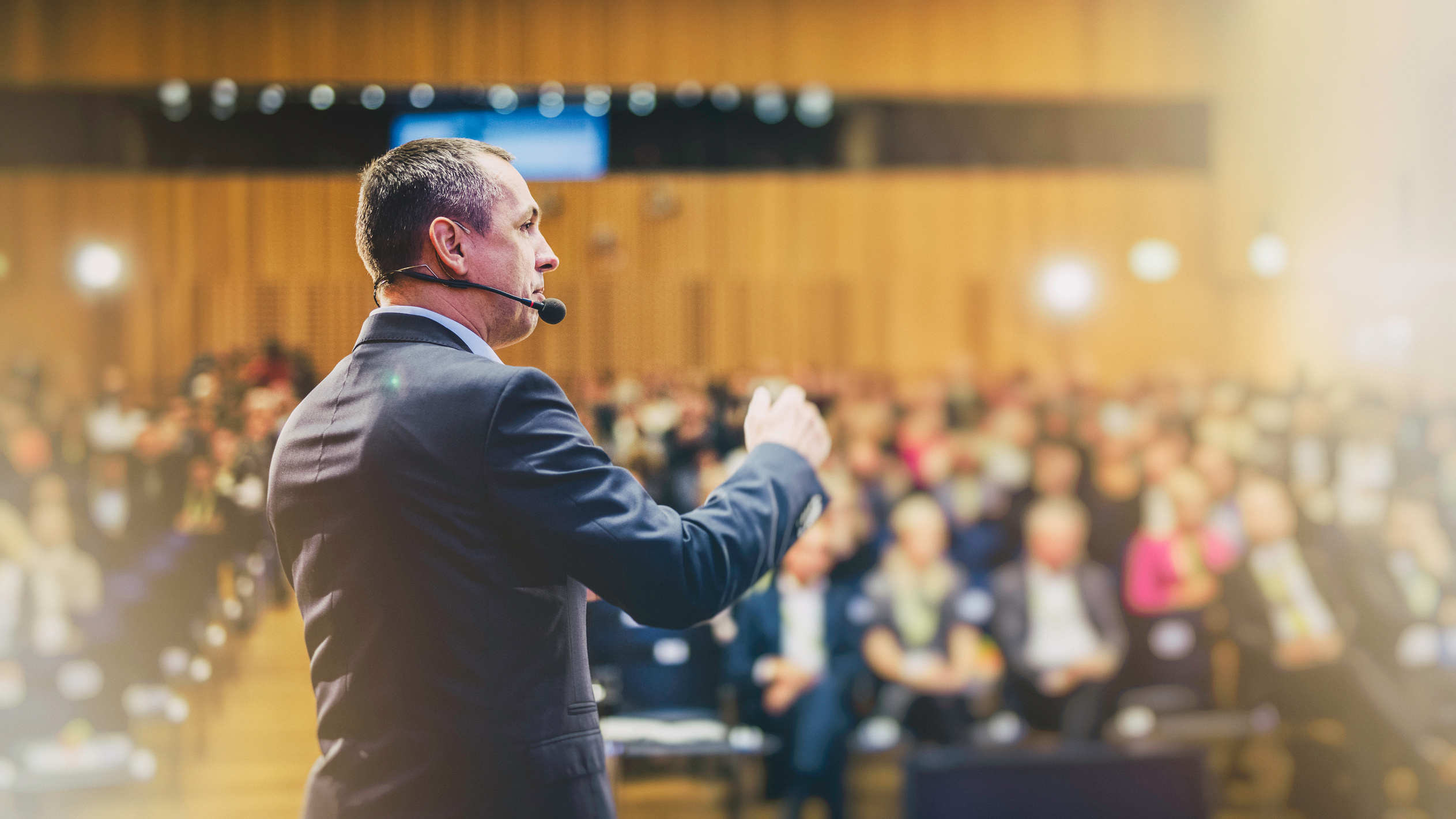Entrepreneurial speech at a conference
